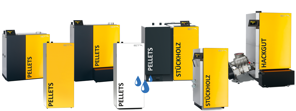Verschiedene Batterien in gelber und schwarzer Verpackung, einige aufrecht, andere liegend.