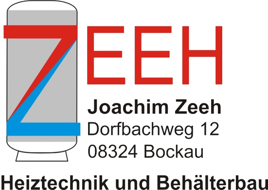 Logo von Joachim Zeeh, Heiztechnik und Behälterbau, mit Adresse in Bockau.